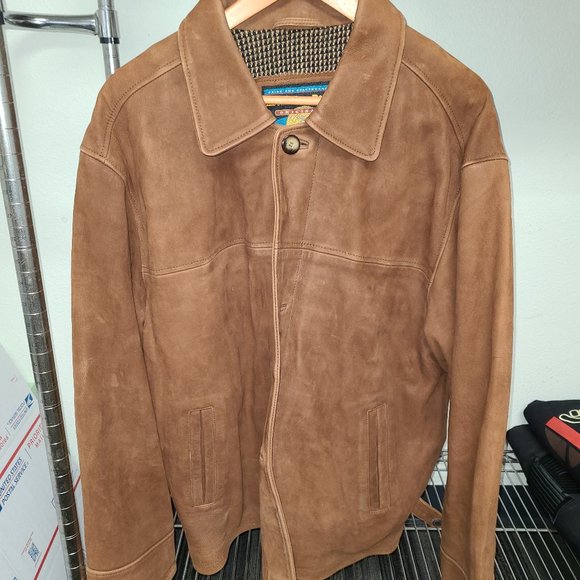 Used (Thrifted) Size XXL Men's Adventure Bound Dark Tan Heavy Jacket - Picture 1 of 4